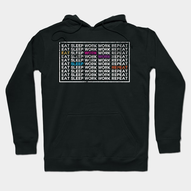 Cool Hard Work Design for motivated Hustlers Hoodie by c1337s